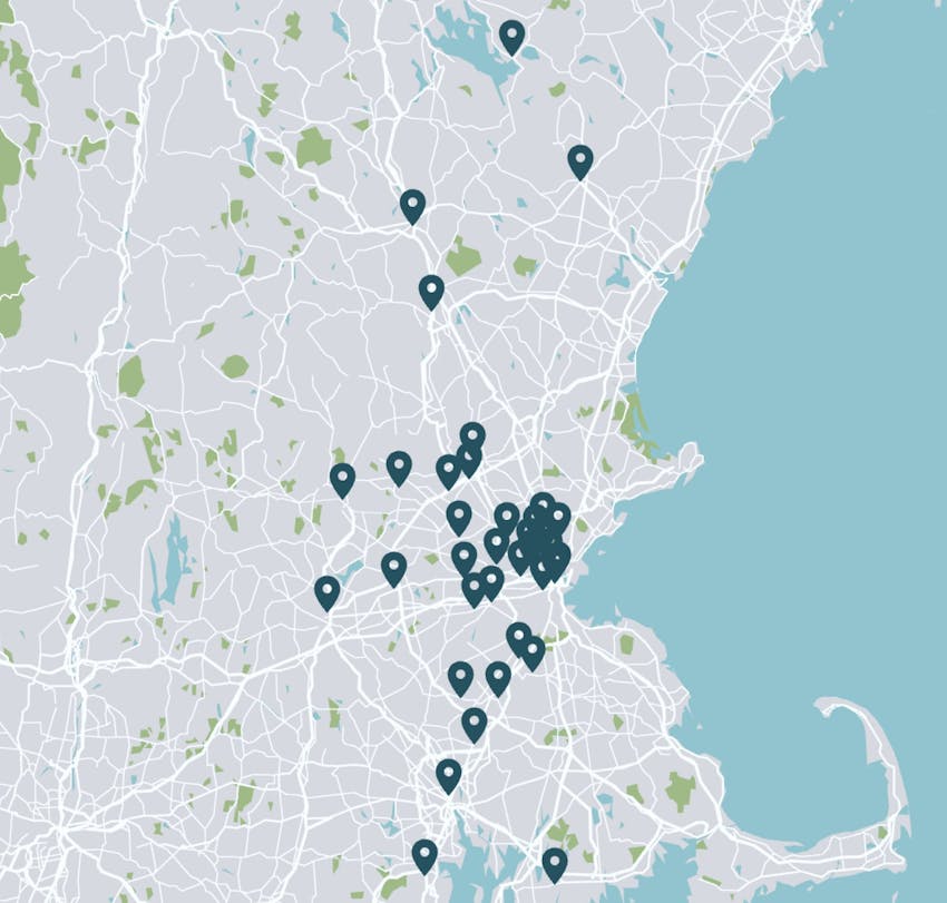 Map of APDerm locations