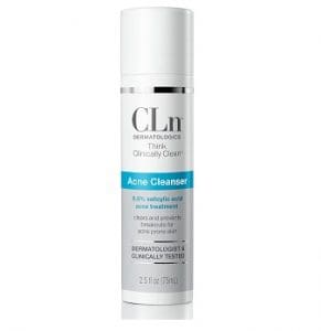 Bottle of CLn Acne Cleanser