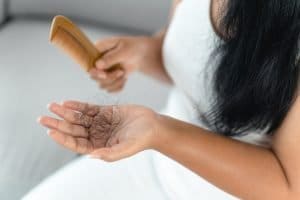 You may experience hair loss