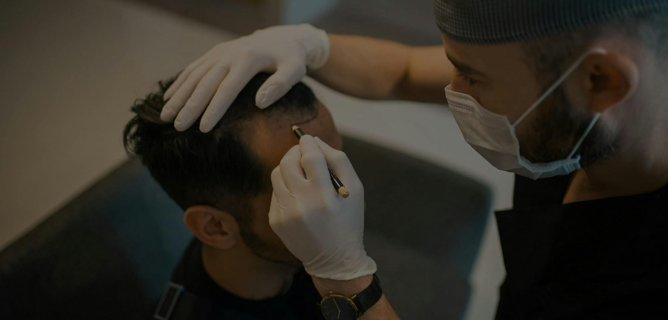 doctor examining a patient