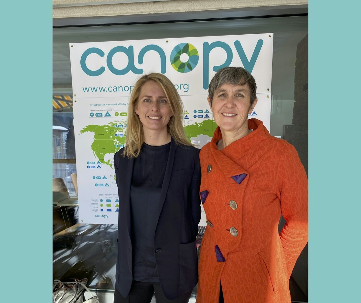 Canopy in Davos to release report on transforming the paper… Canopy