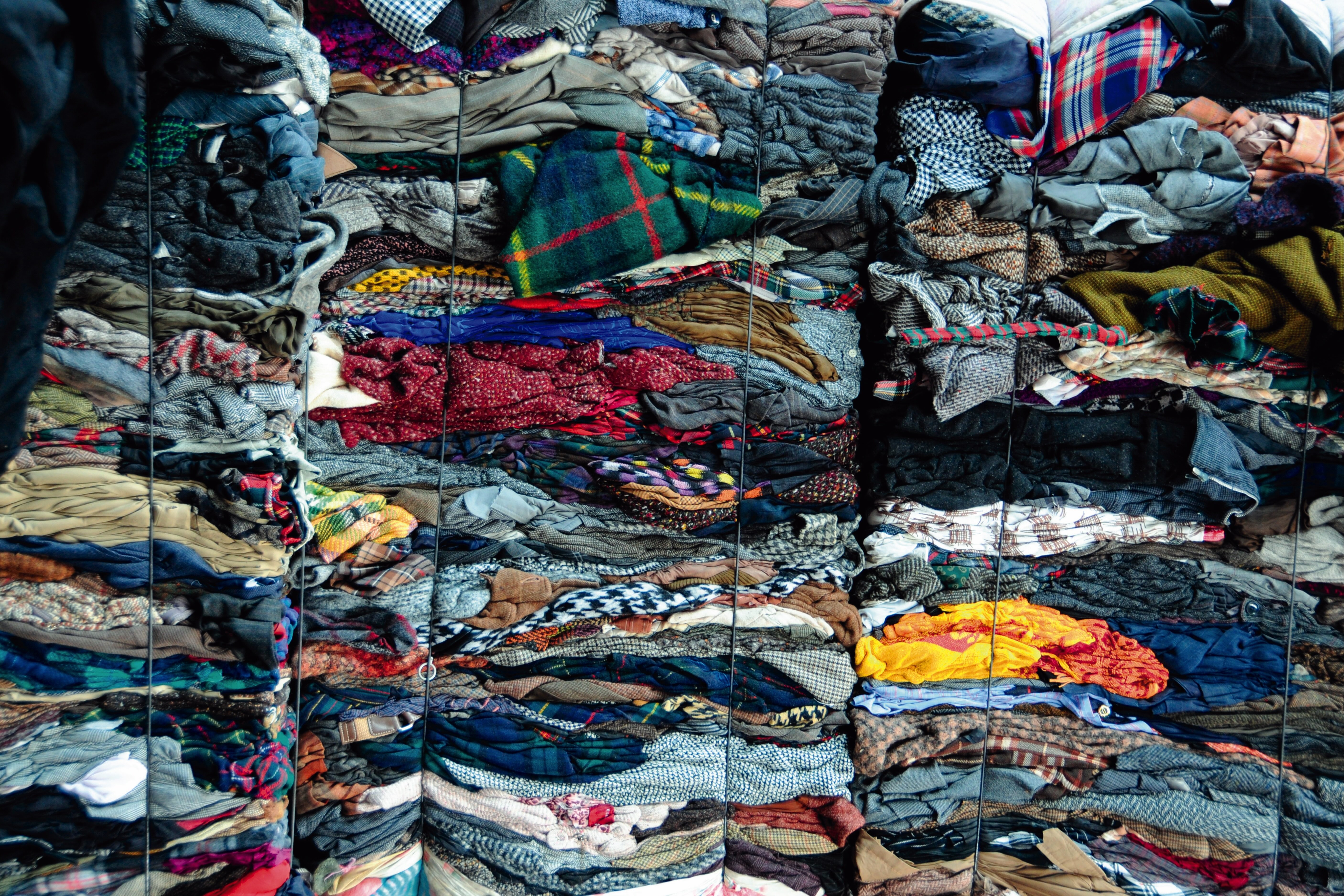 Recycled textile bale