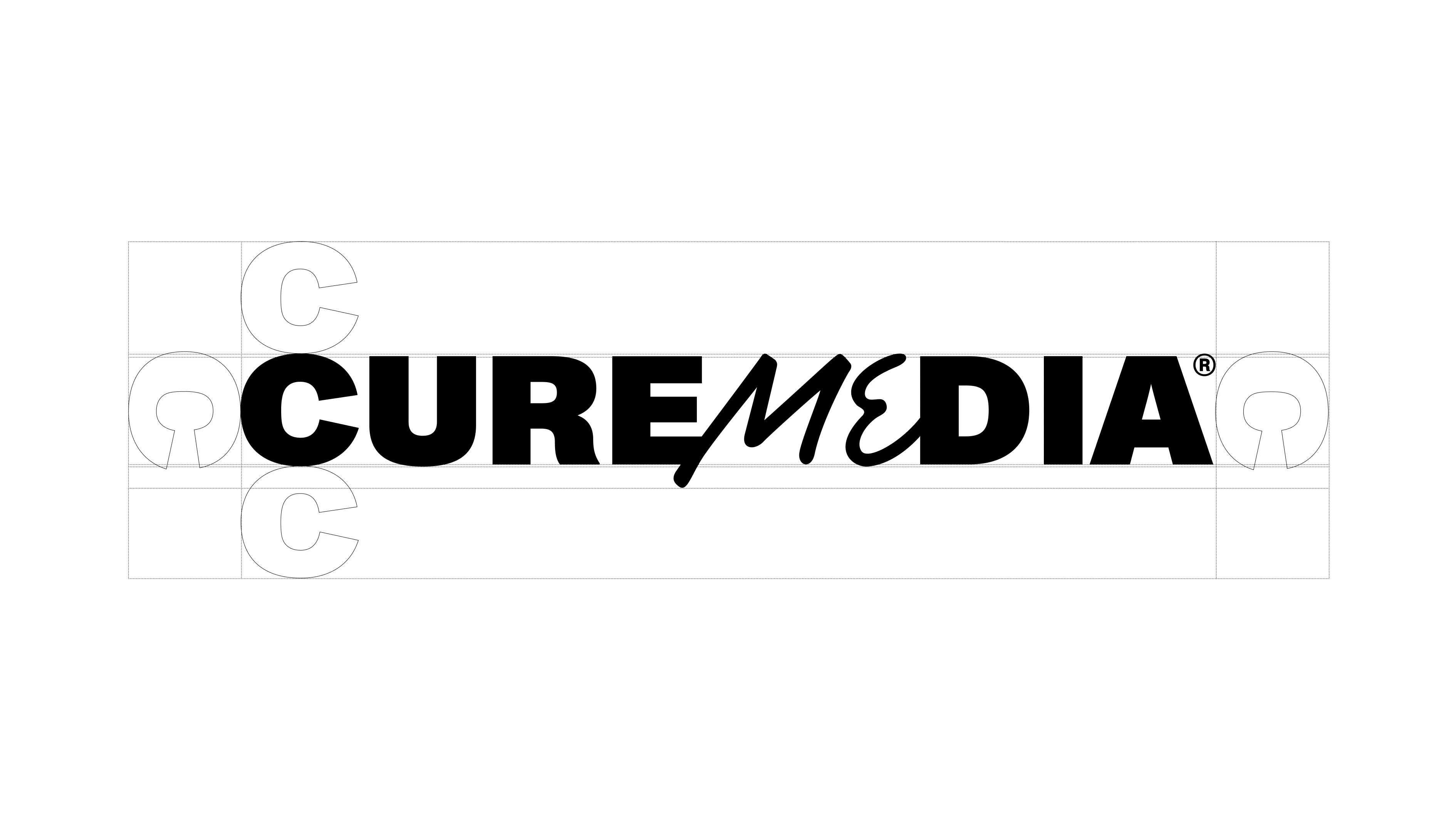 Cure Media logo Logo sketch file
