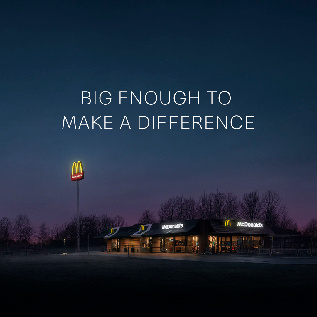 McD Big Enough to make a difference