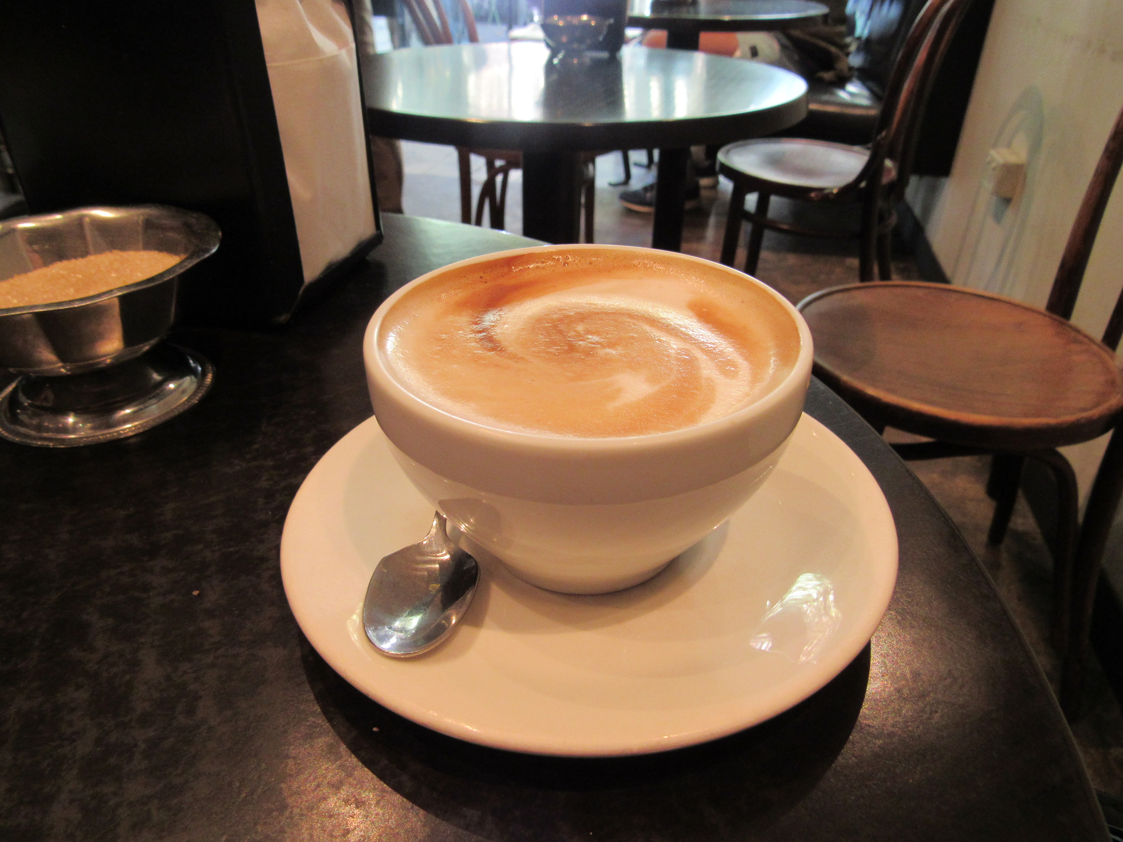 Foto de la escena del café en Melbourne