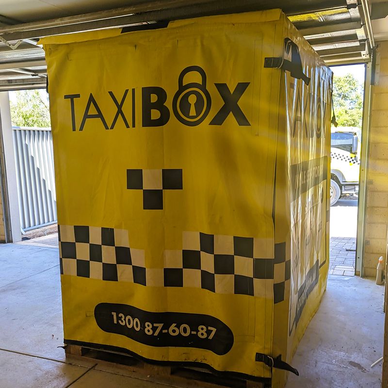 Photo of a Taxi Box delivered