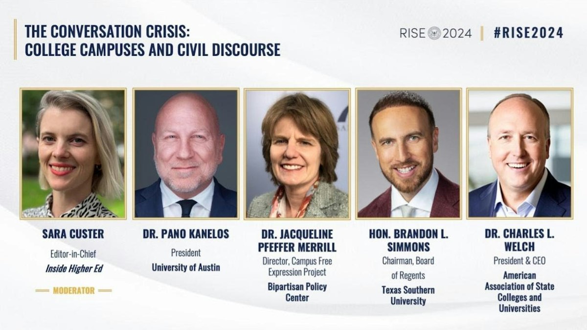 RISE 2024: Panel 4 - The Conversation Crisis: College Campuses and ...