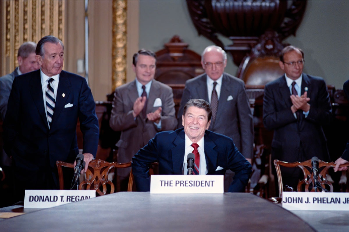 Marking the 40th Anniversary of President Reagan Ringing the NYSE Bell ...