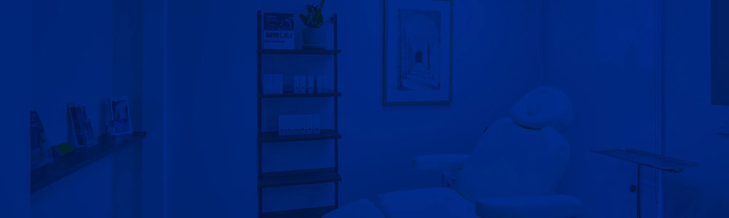 Banner image showing neuromodulator, Botox, and microneedling treatment room at Ambrosia MD in Ottawa.