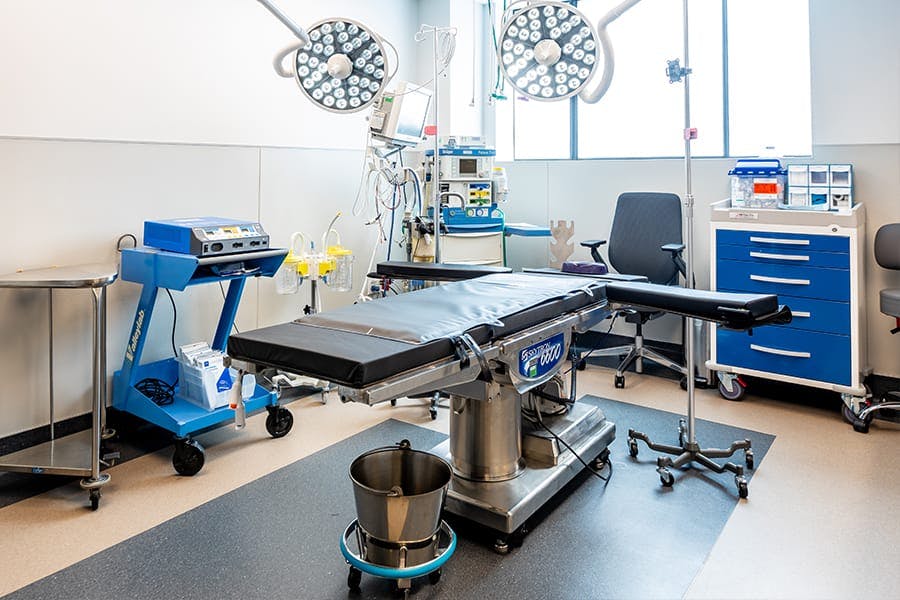 Dr. Rahban's operation room