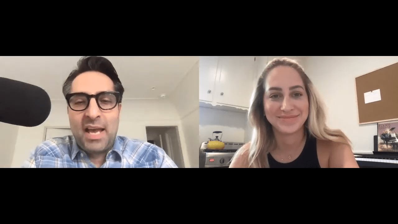 Dr. Rahban in a zoom interview