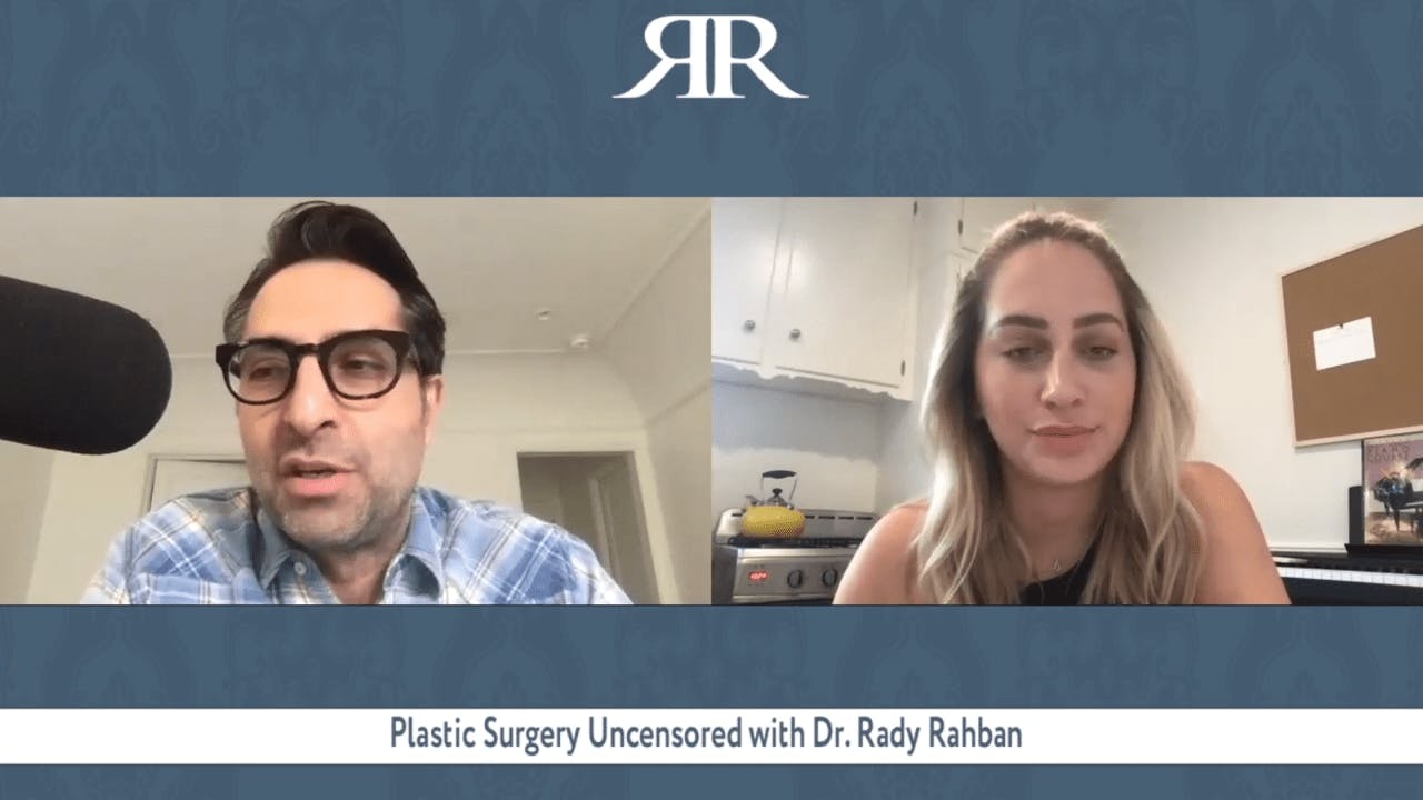 Dr. Rahban in a zoom interview