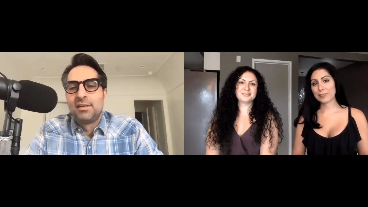 Dr. Rahban in a zoom interview