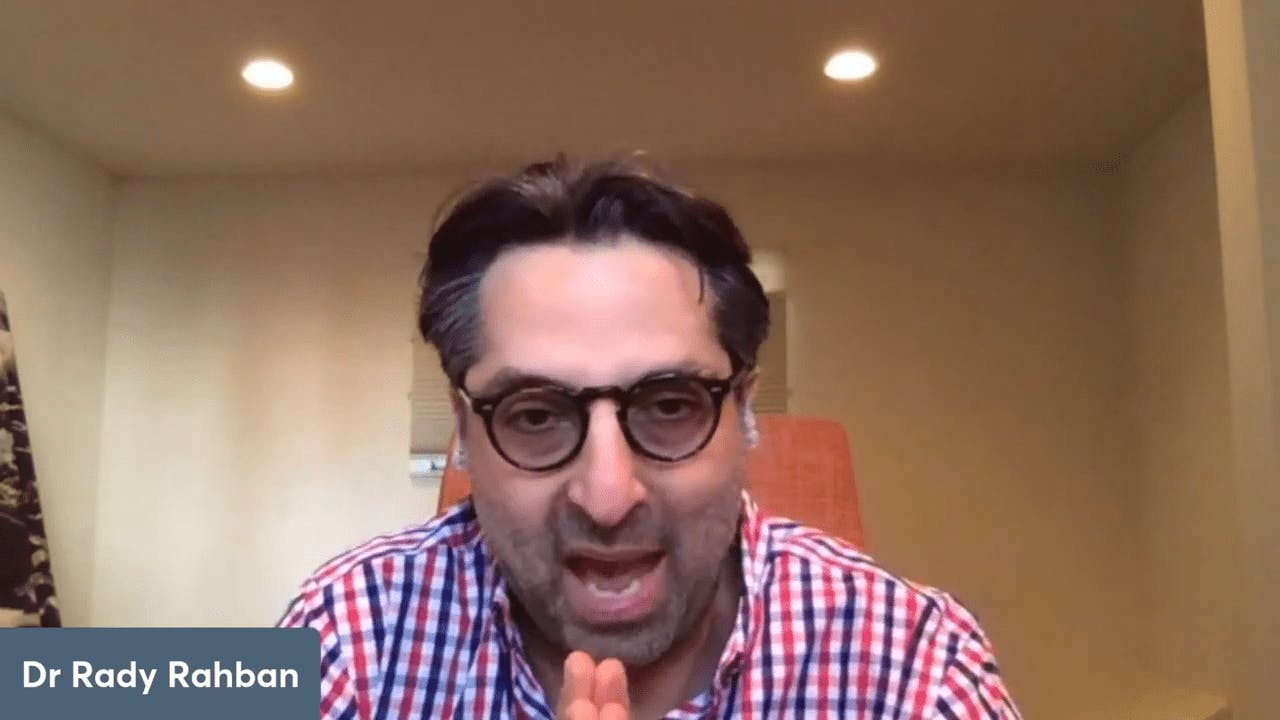 Dr. Rahban talking