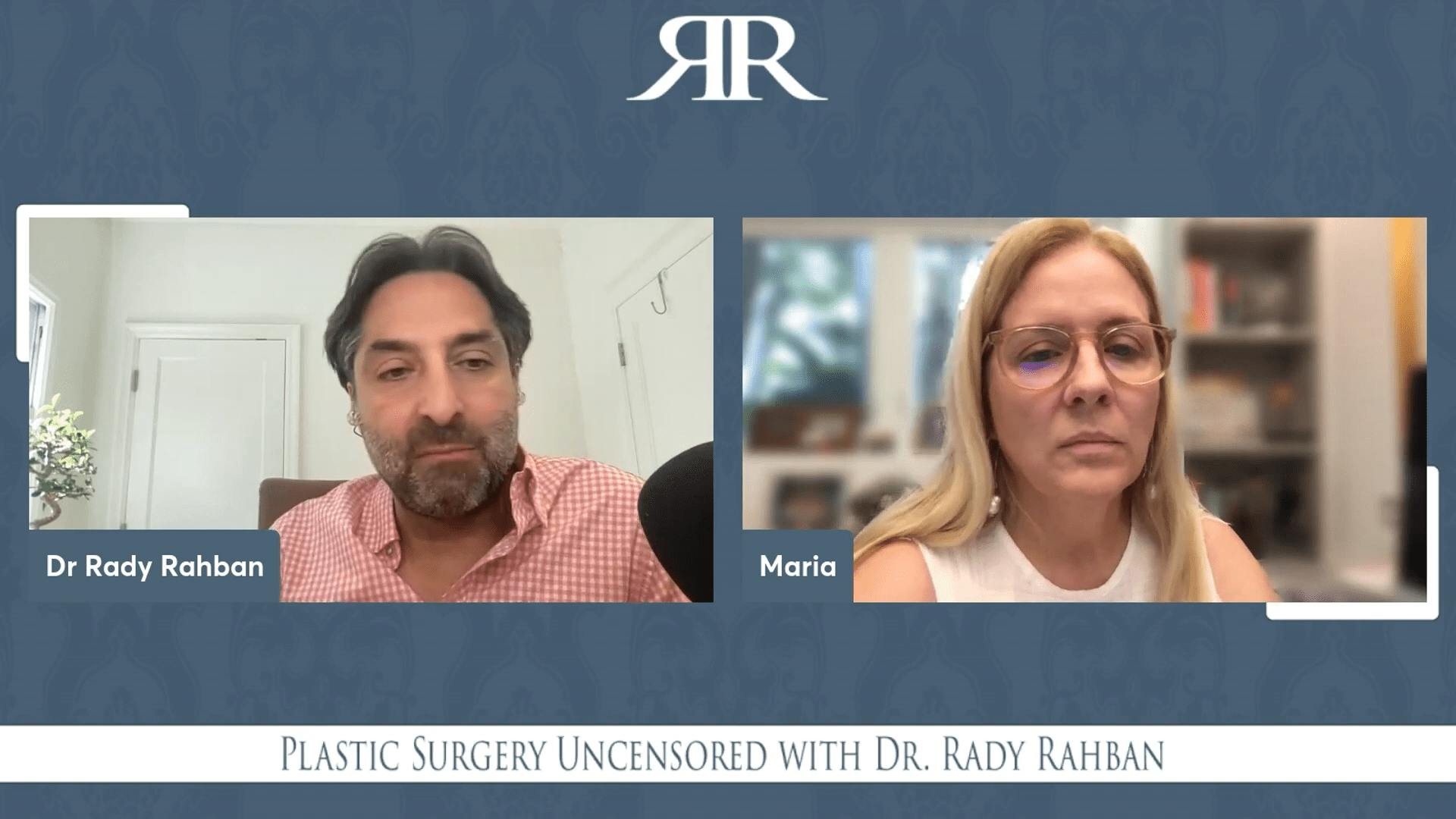 Dr. Rahban in a zoom interview