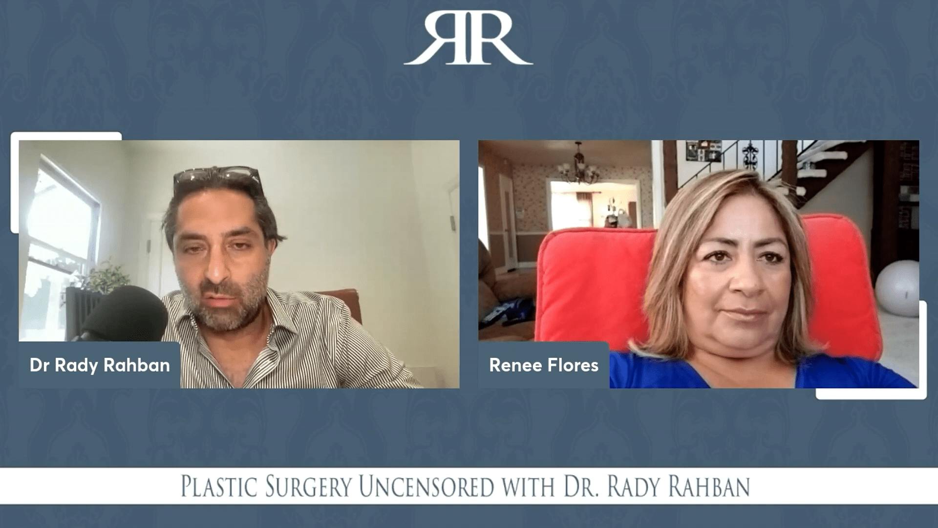 Dr. Rahban in a zoom meeting