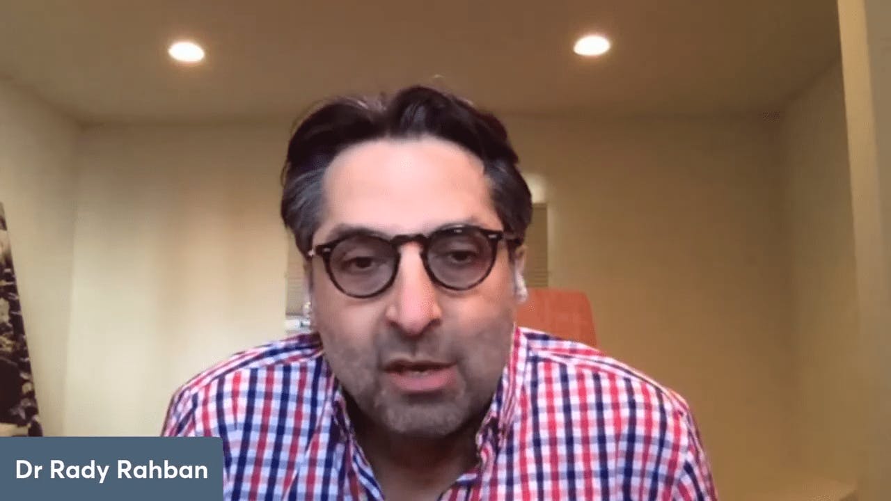 Dr. Rahban talking