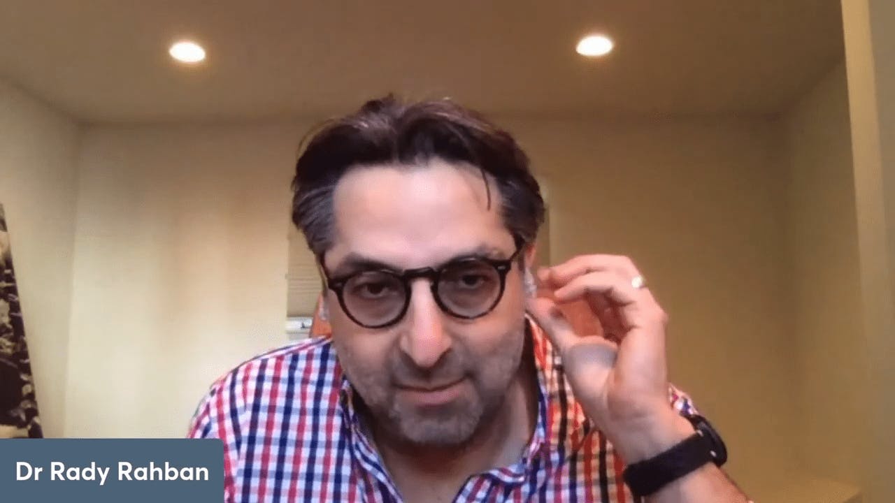 Dr. Rahban talking