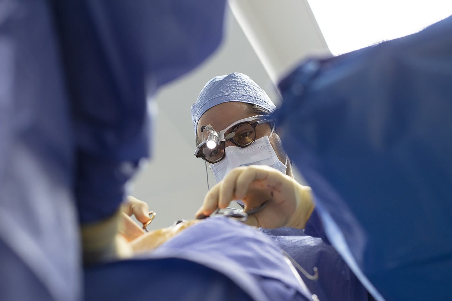 Dr. Rady performing surgery