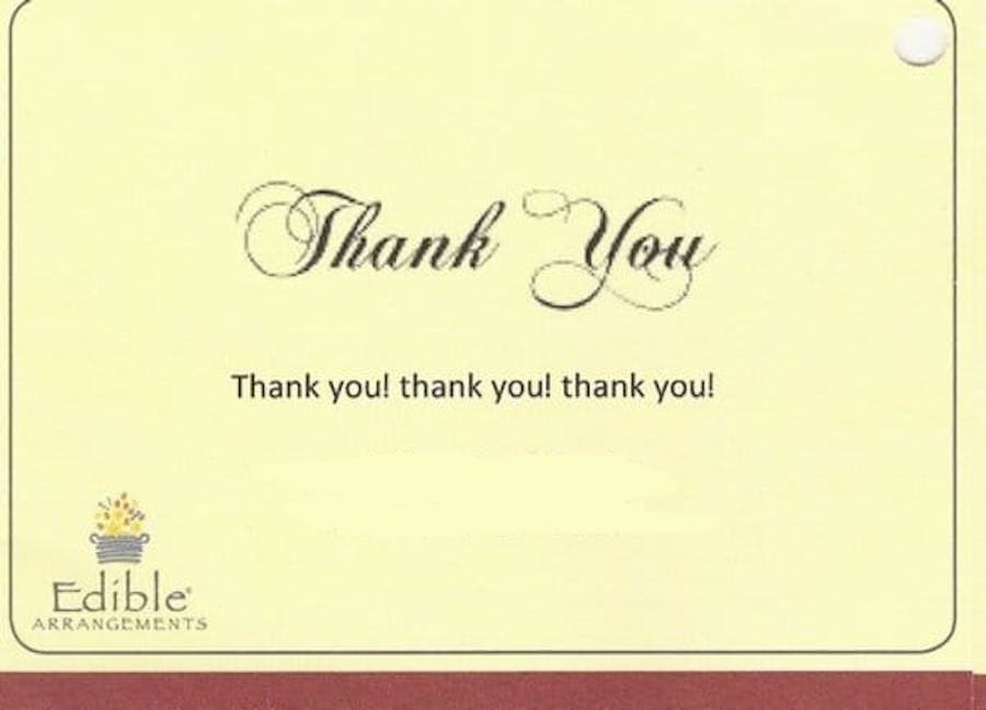 thank you card to Dr. Rahban