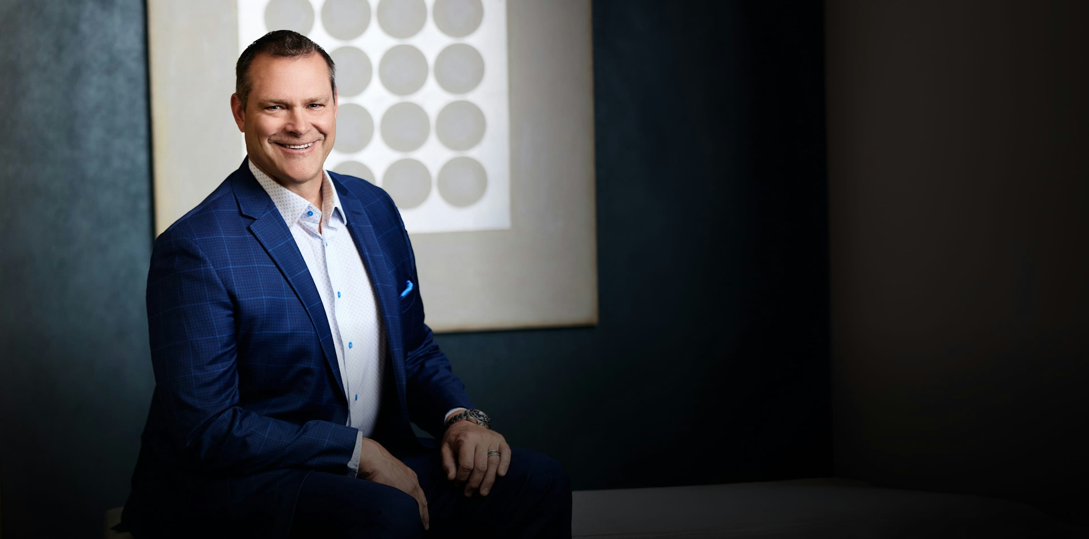 Dr. Stefan Craig in a suit