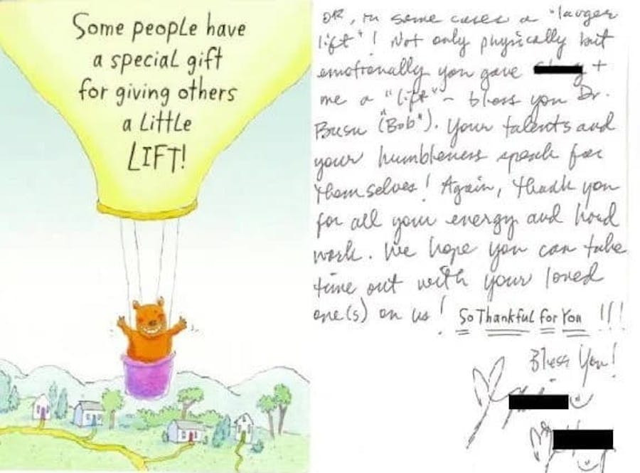 letter to doctor
