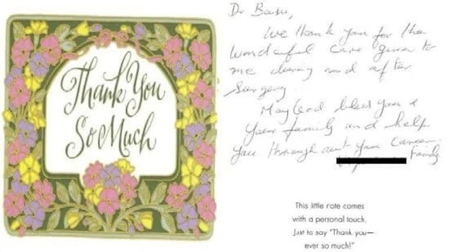 letter to doctor