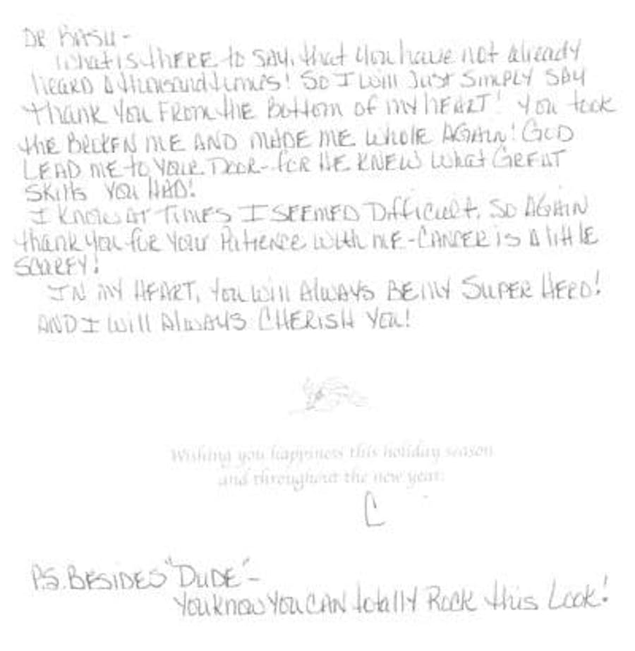 letter to doctor