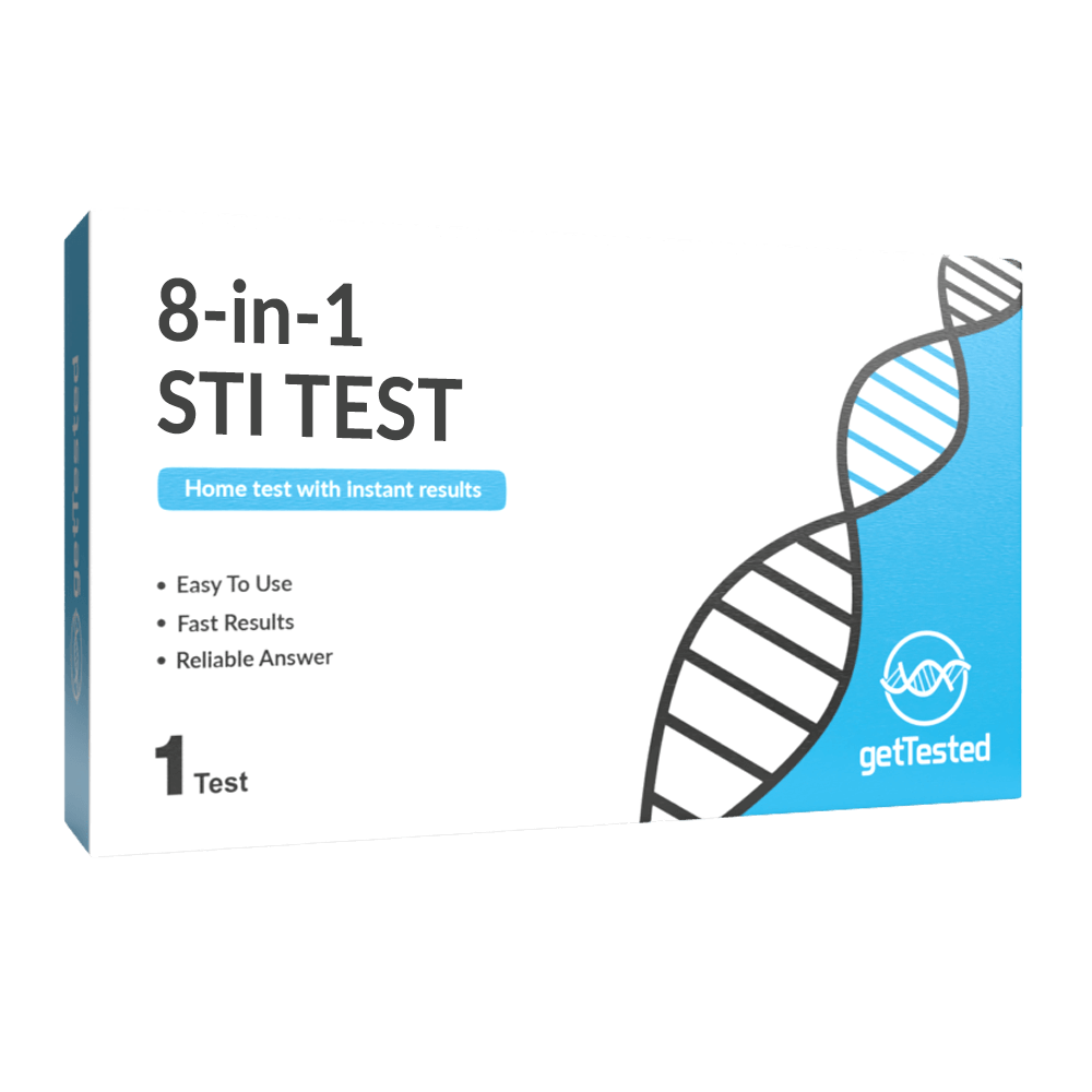 8-in-1 At-Home STI Test โ Comprehensive STD Panel