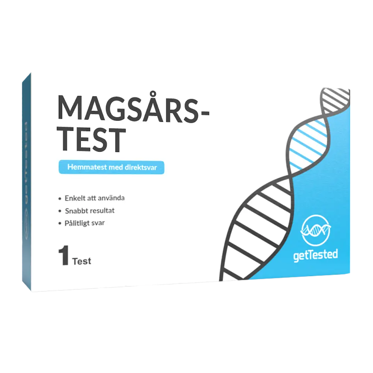 Magsårstest - snabbtest med direkt svar - GetTested