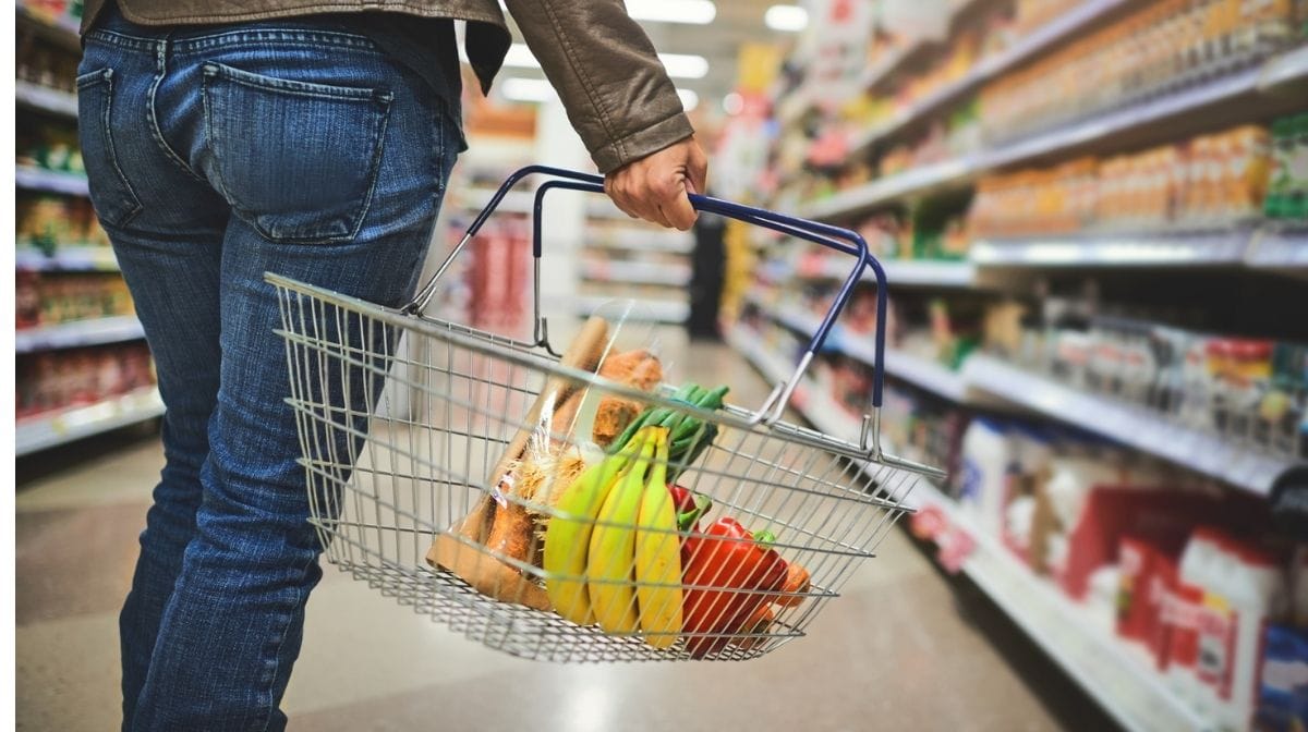 healthy shopping basket