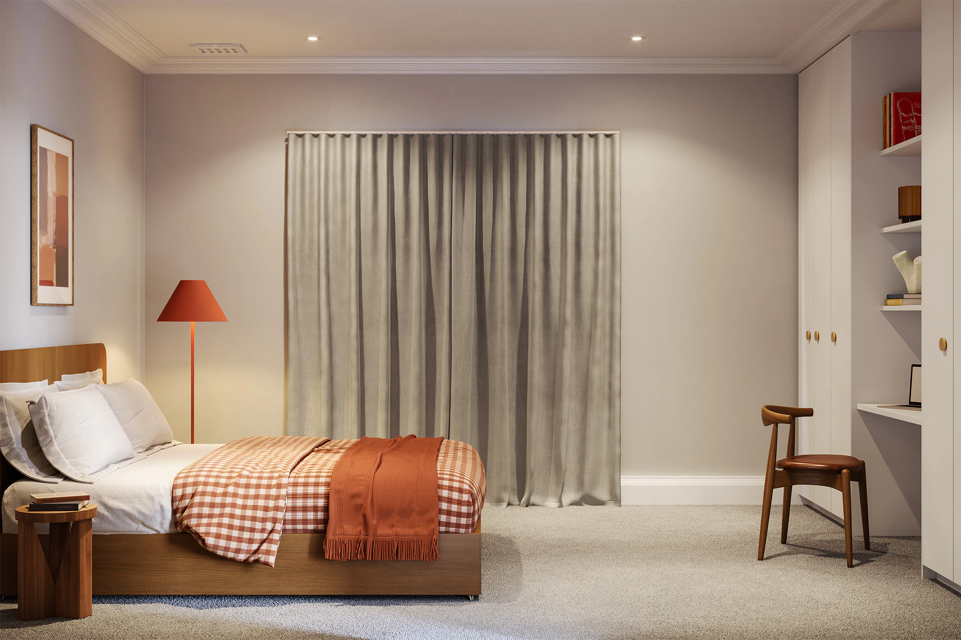Kate Blackout Curtains in Driftwood