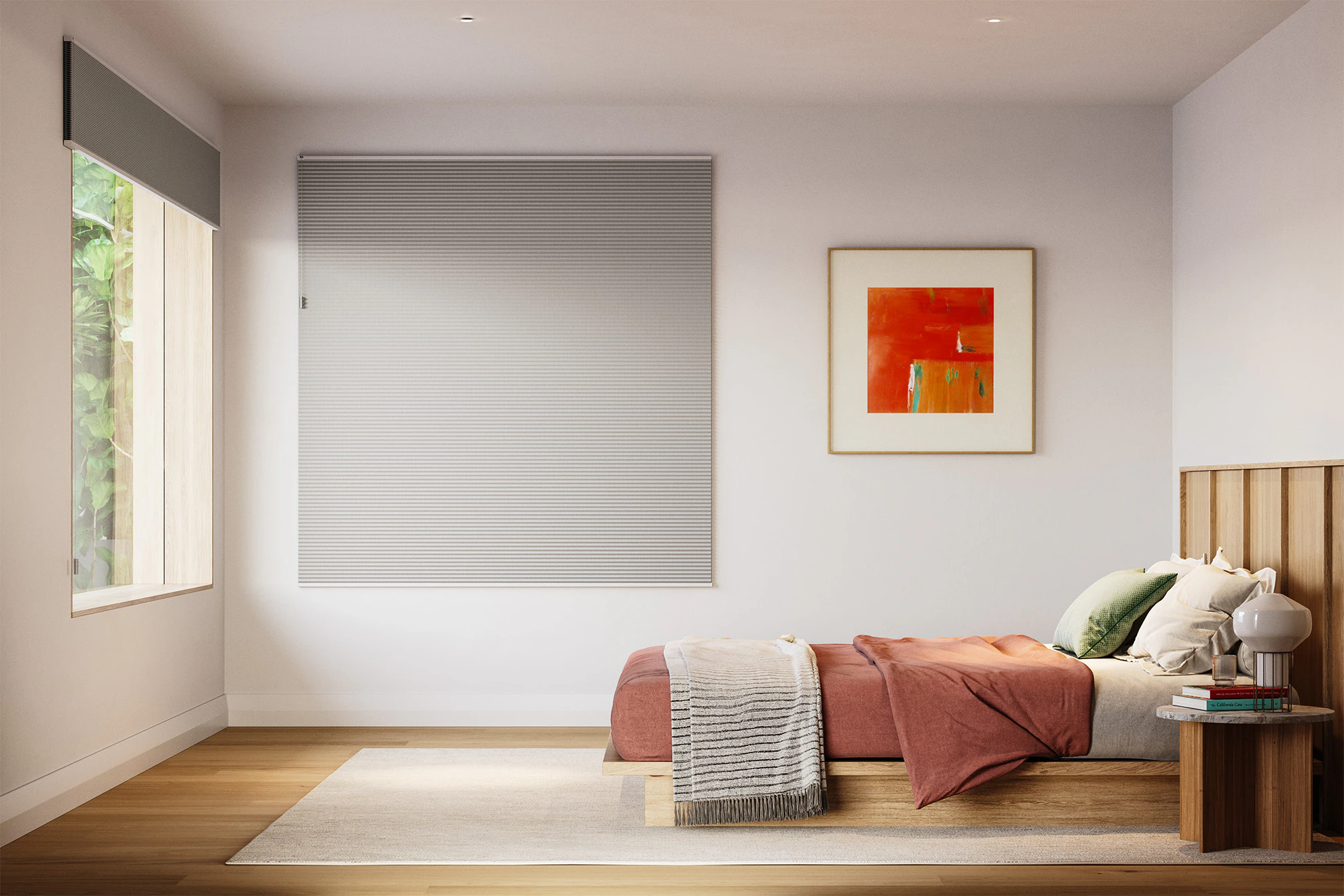 Palma Blackout Blackout Honeycomb Blinds in Dawn