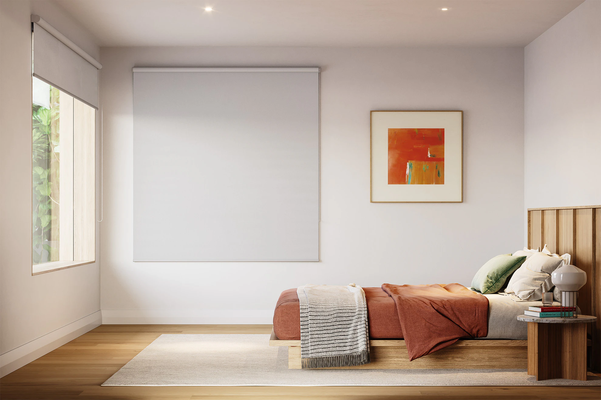 Emily Blackout Roller Blinds in Natural