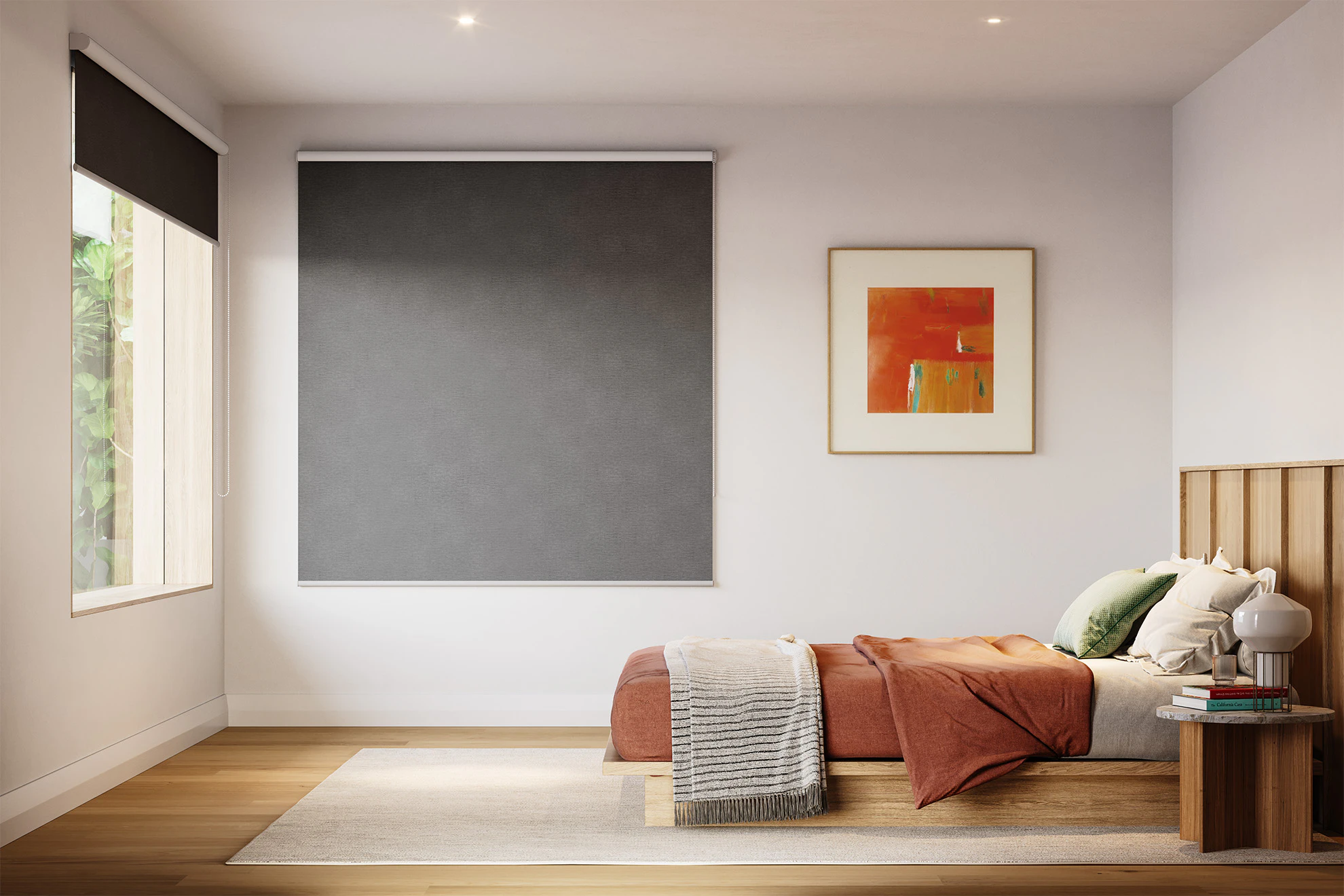 Margot Blackout Roller Blinds in Baltic