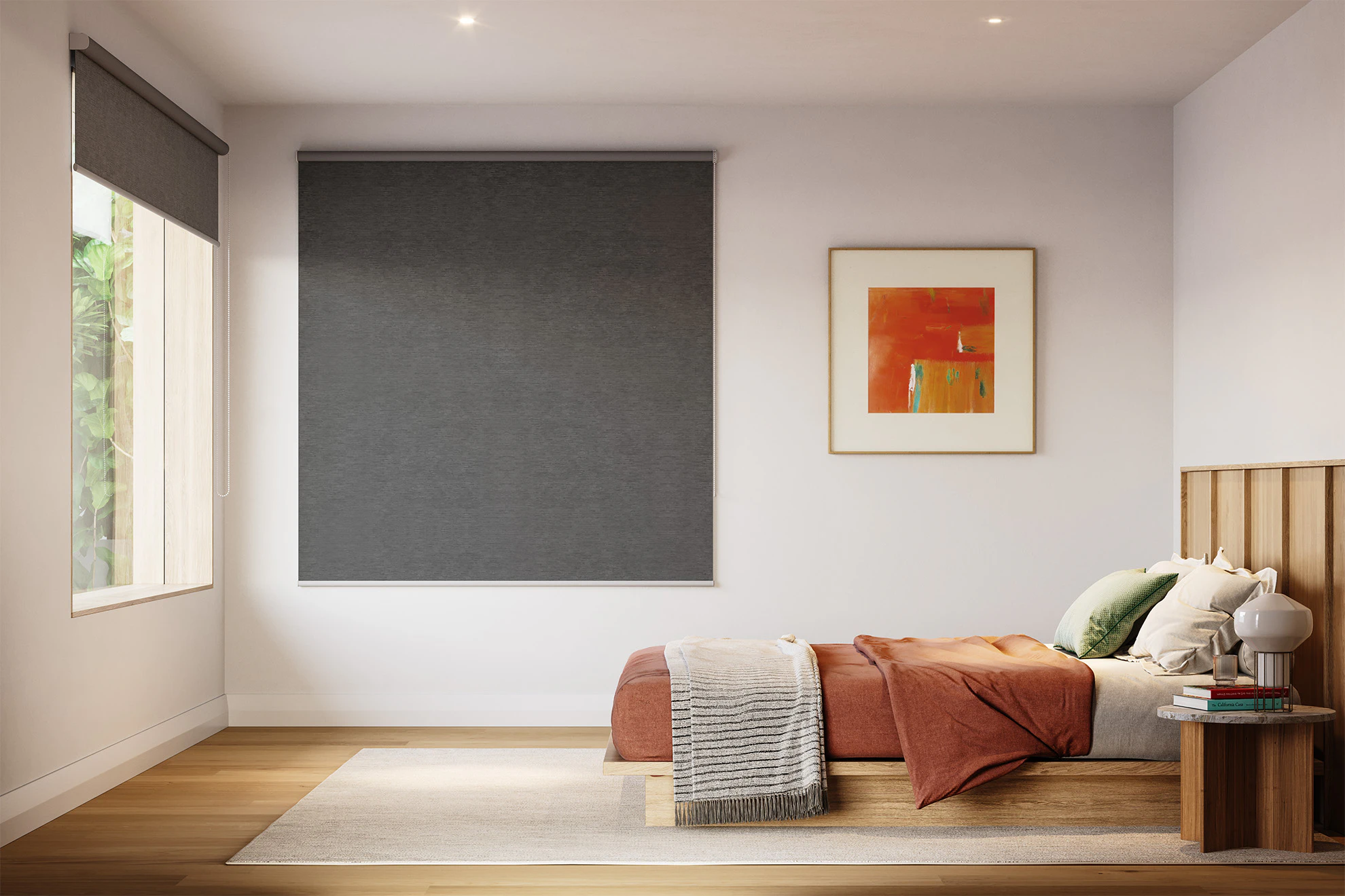 Lucy Blackout Roller Blinds in Pewter