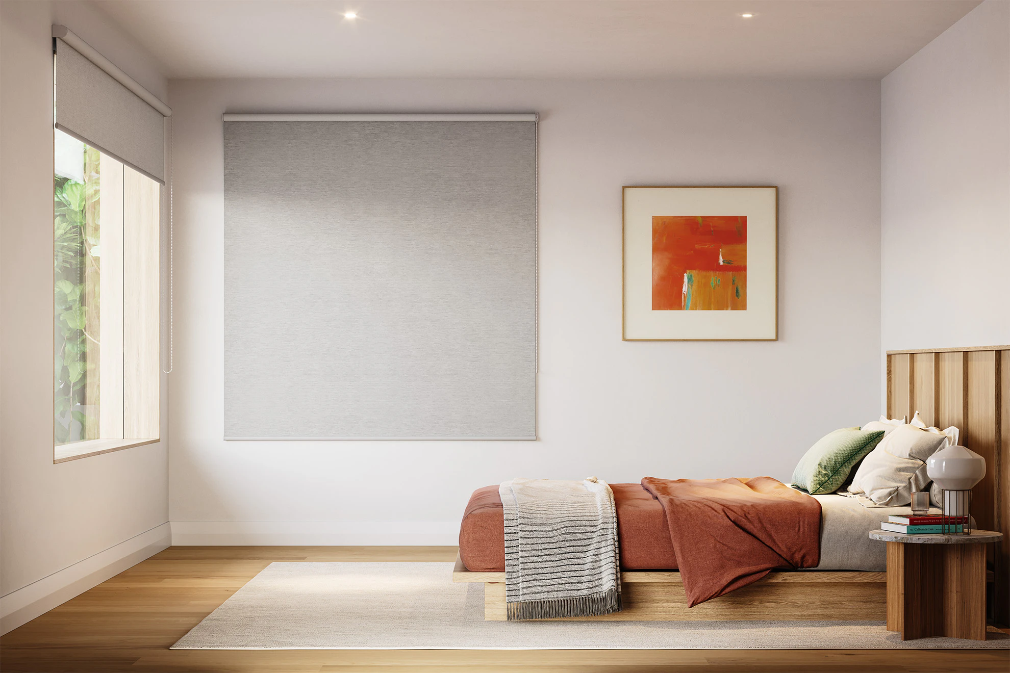 Lucy Blackout Roller Blinds in Sand