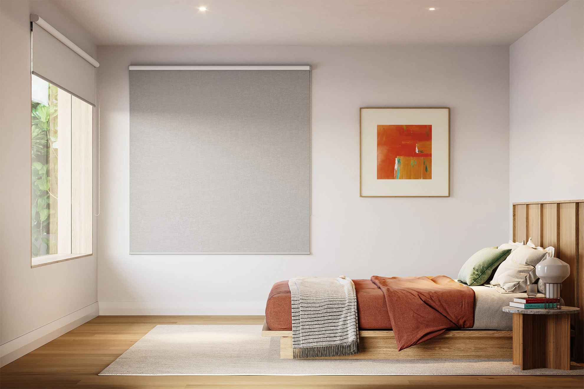 Marion Blackout Roller Blinds in Raffia