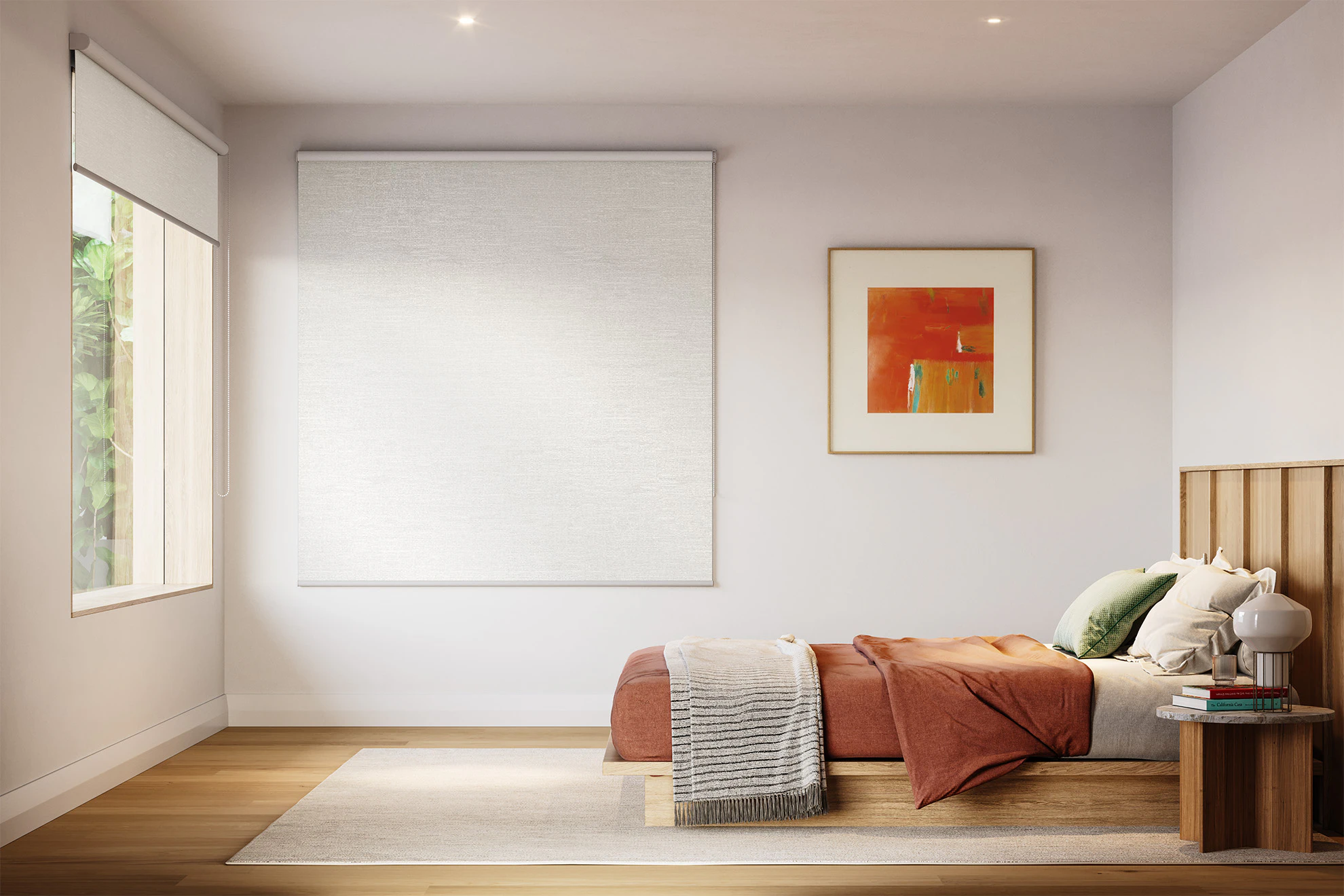 Trish Blackout Roller Blinds in Neon