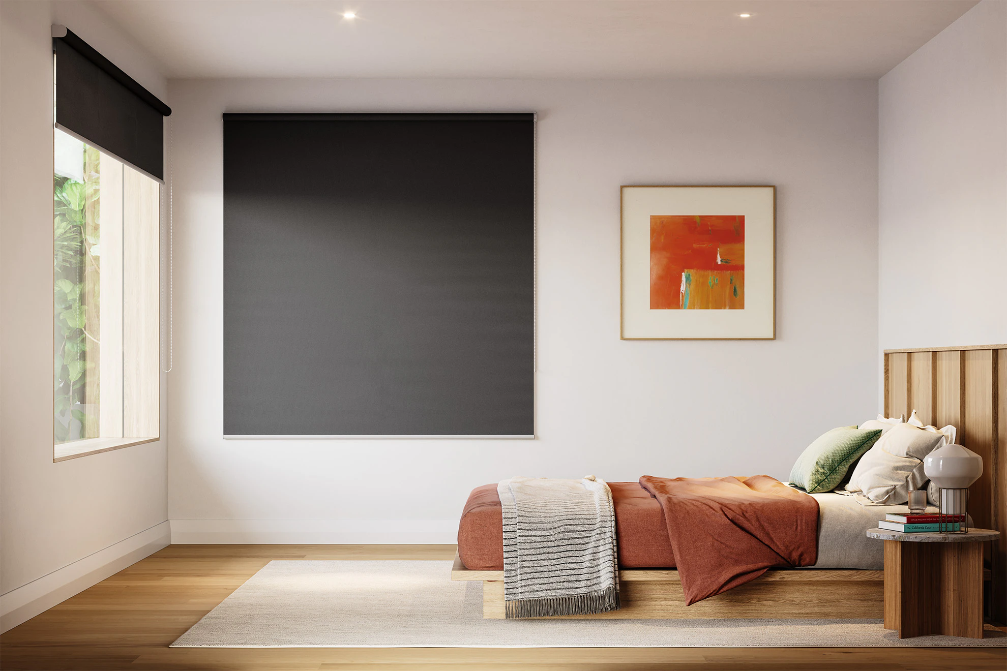 Emily Blackout Roller Blinds in Flint