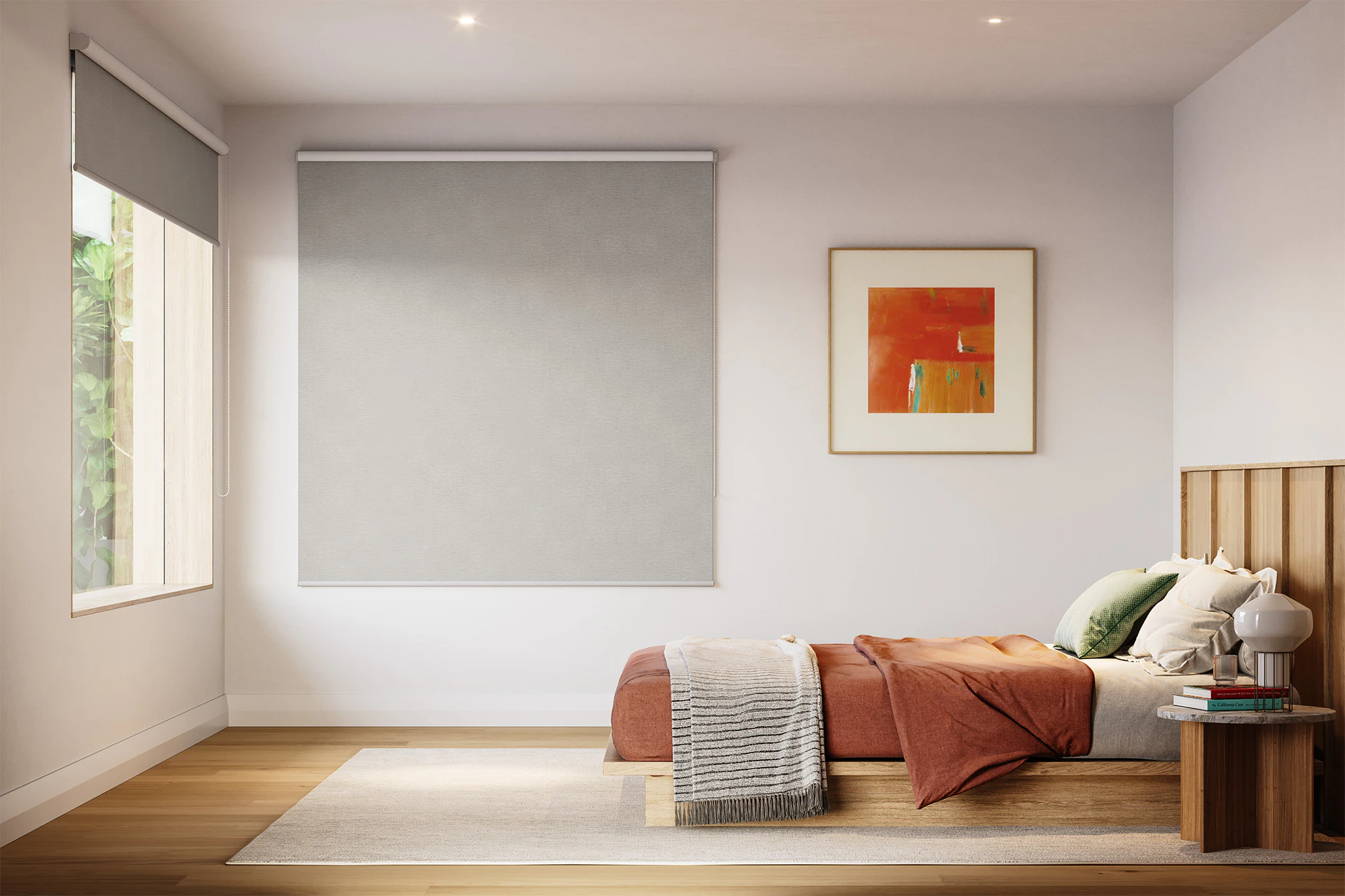 Margot Blackout Roller Blinds in Ceramic