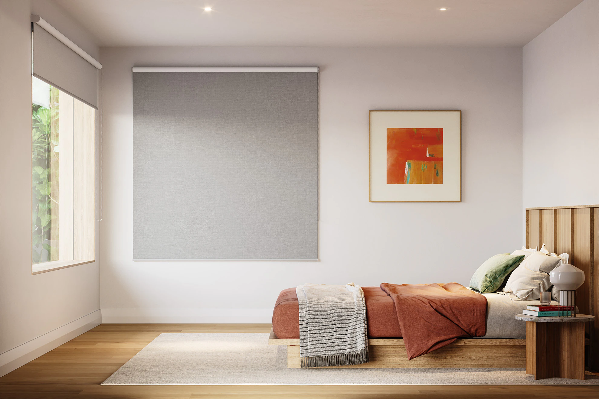 Marion Blackout Roller Blinds in Fleece