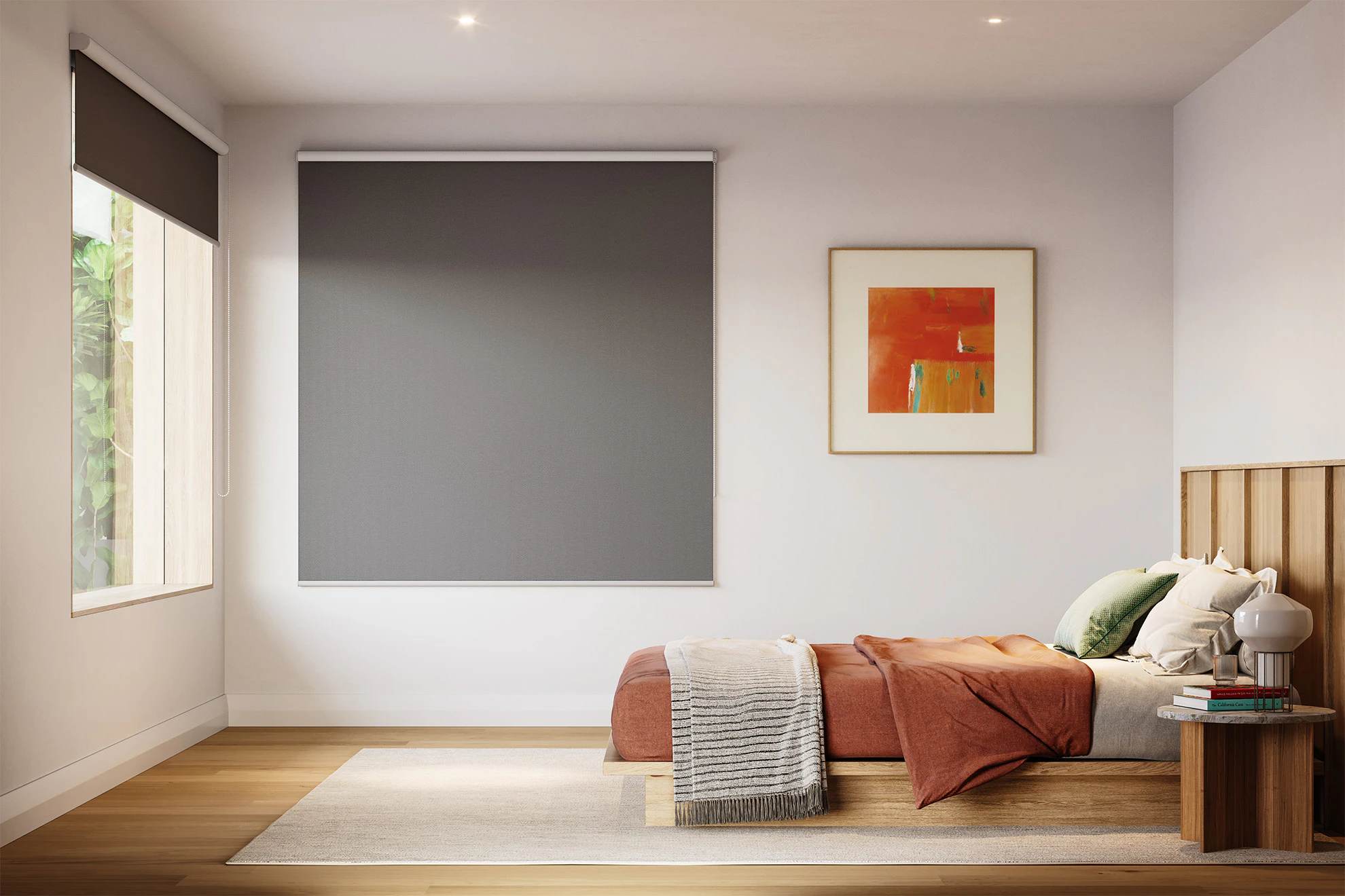 Jessica Blackout Roller Blinds in Storm