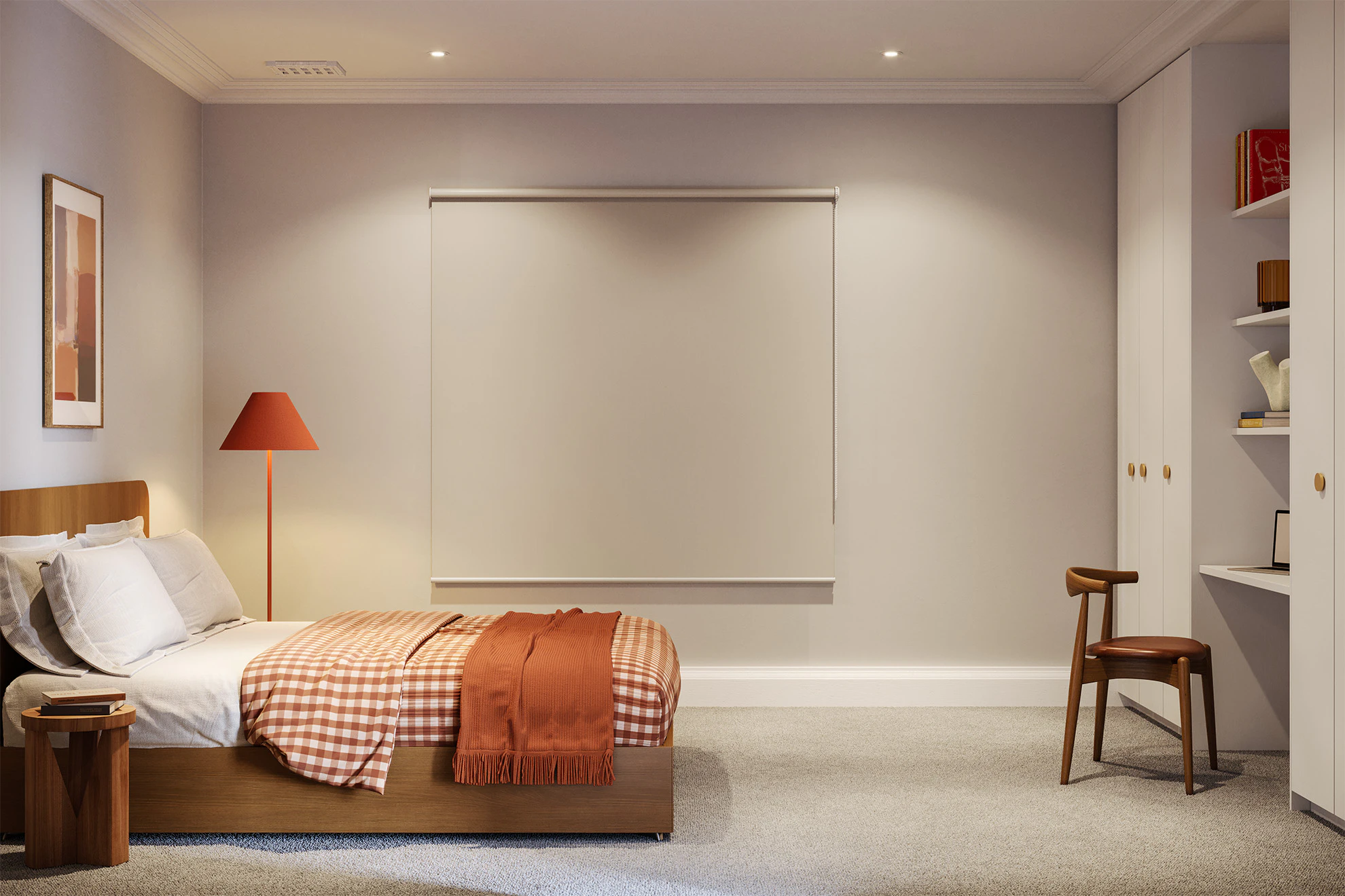 Jane Blackout Roller Blinds in Eternity