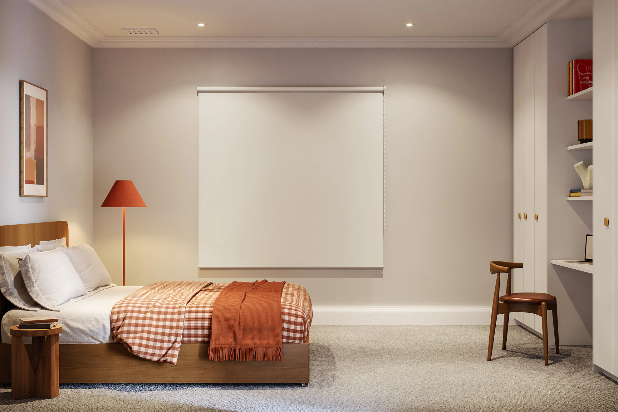 Jane Blackout Roller Blinds in Peak