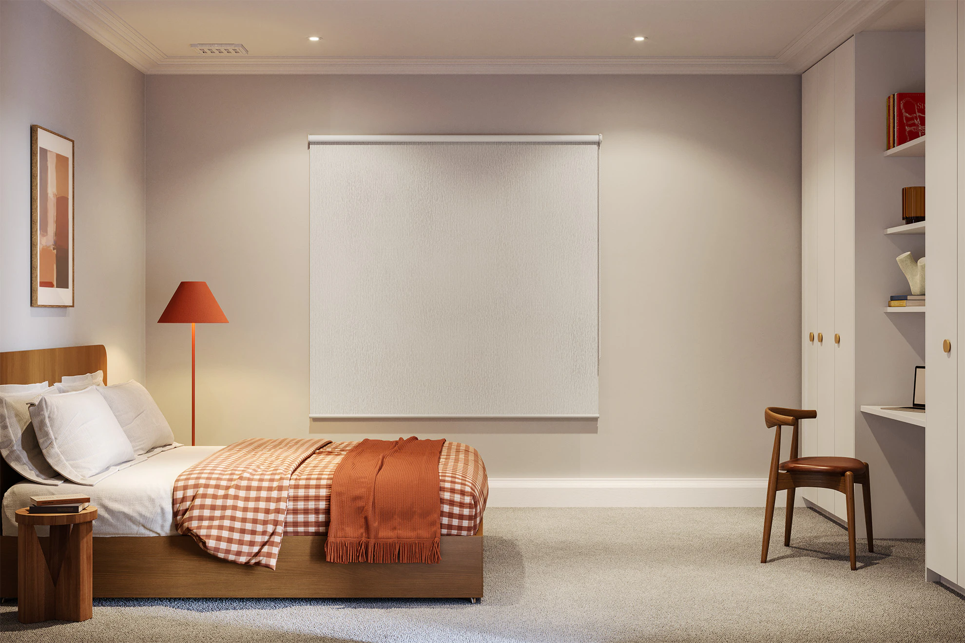Erica Blackout Roller Blinds in Aria