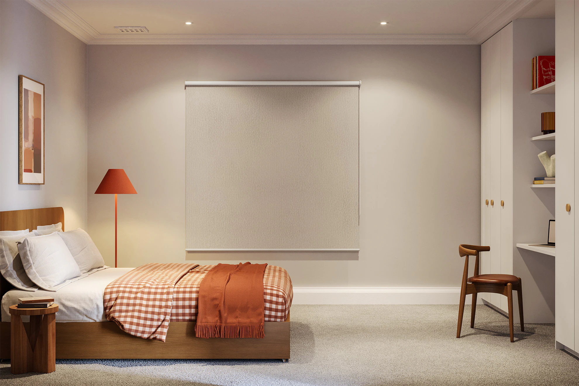 Erica Blackout Roller Blinds in Stella