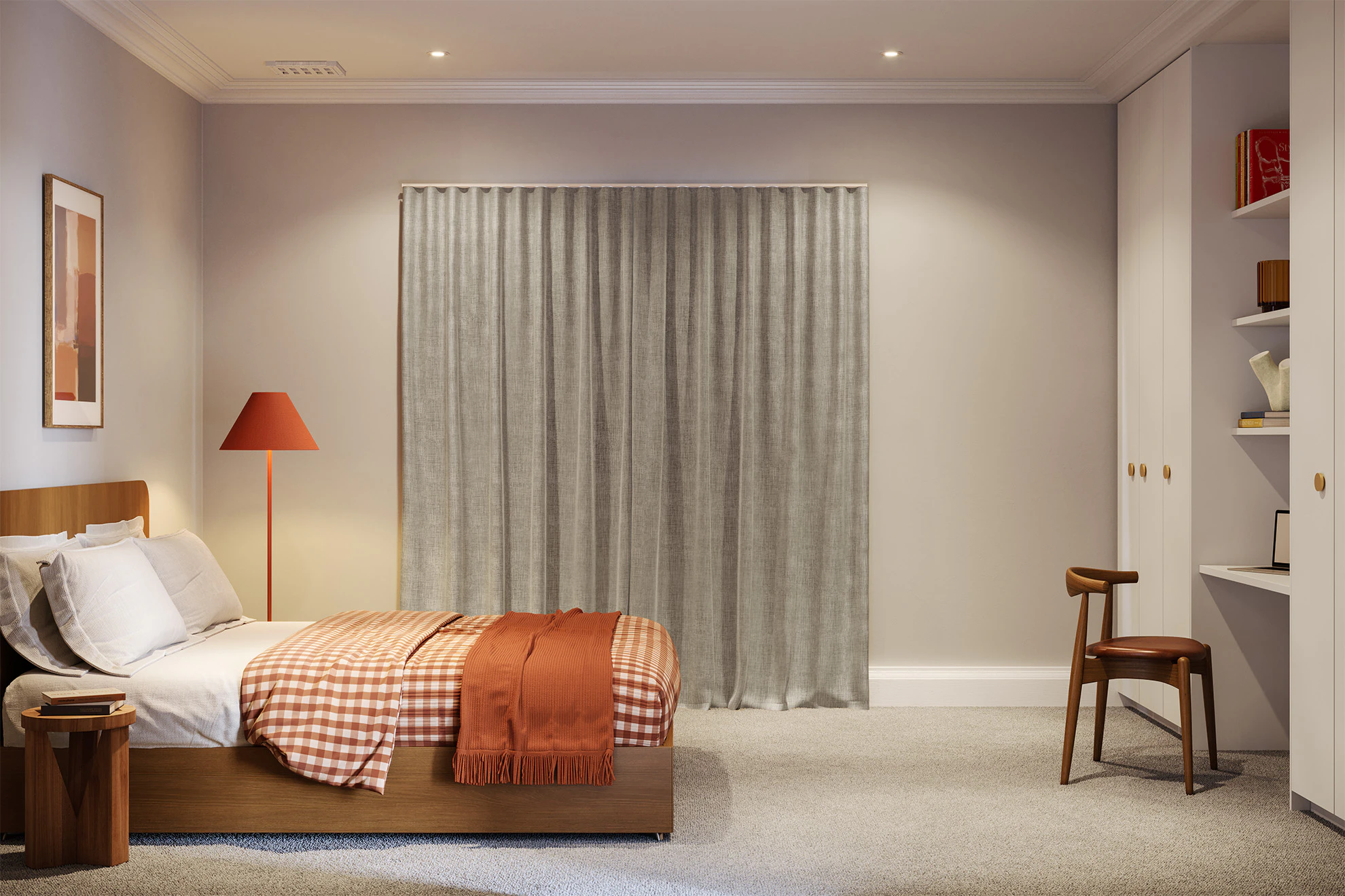 Bridget Lined Sheer Curtains in Smoke
