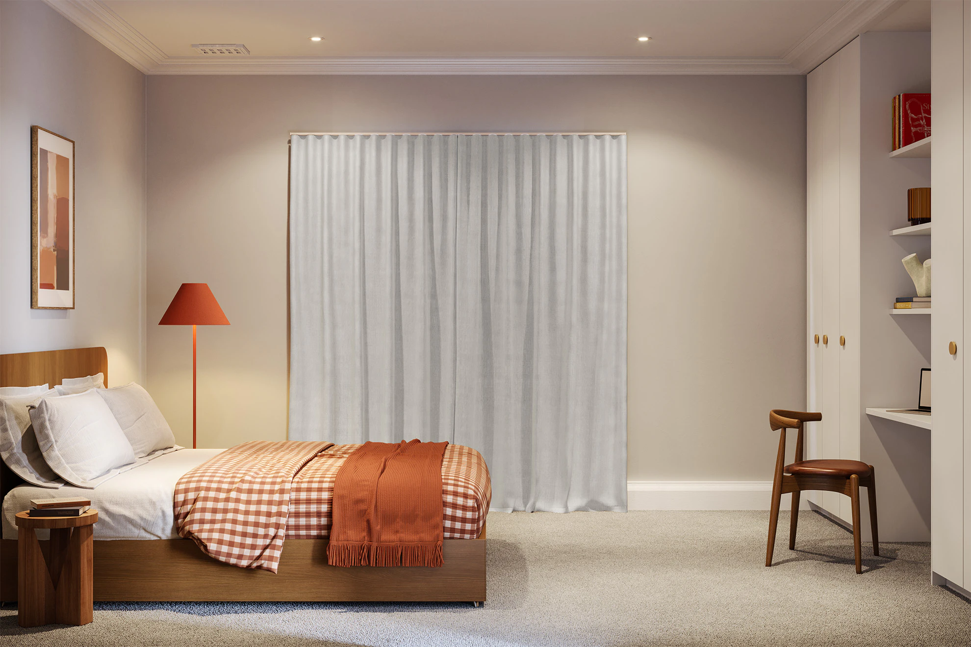 Wendy Lined Sheer Curtains in Air
