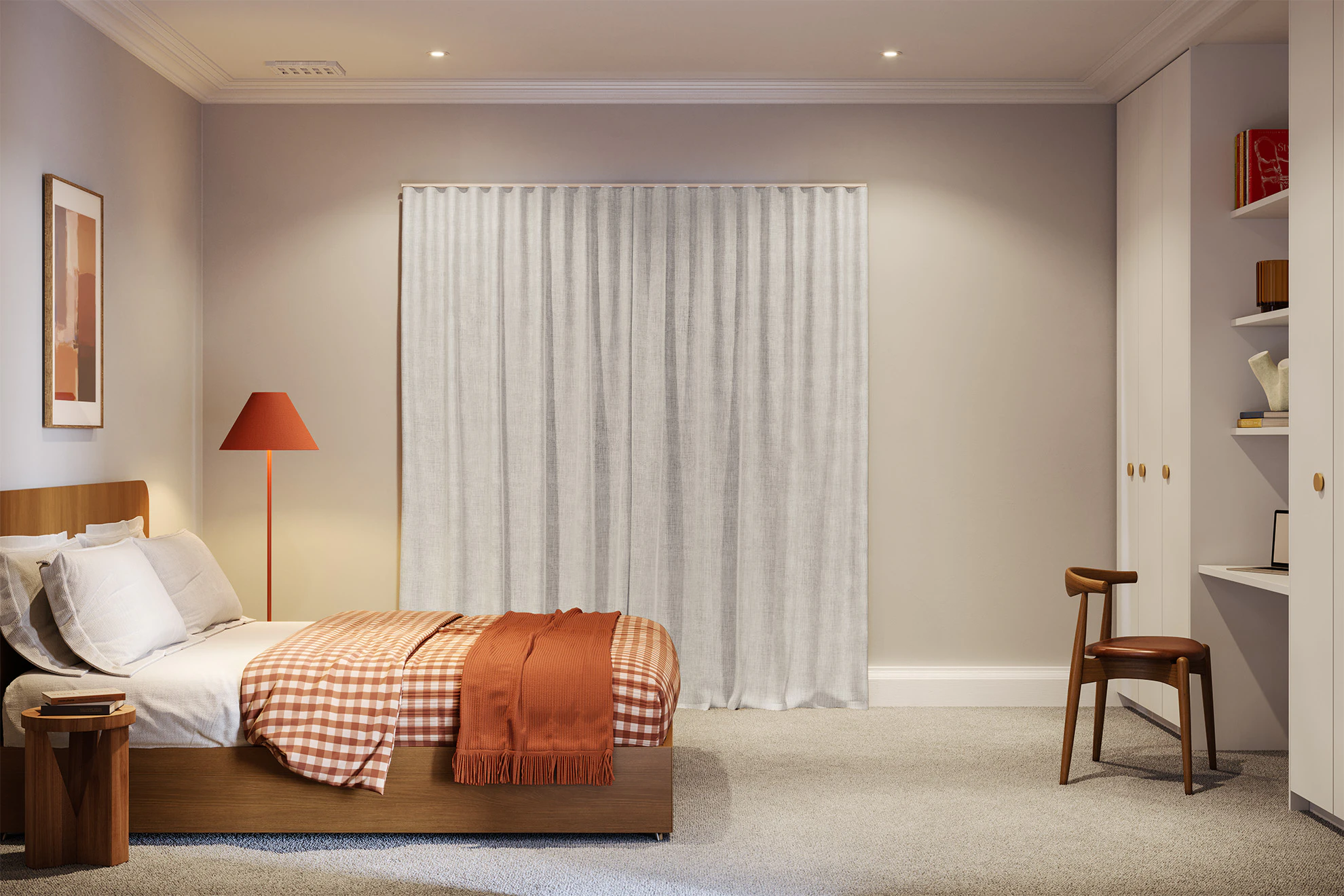 Bridget Lined Sheer Curtains in Moonlight